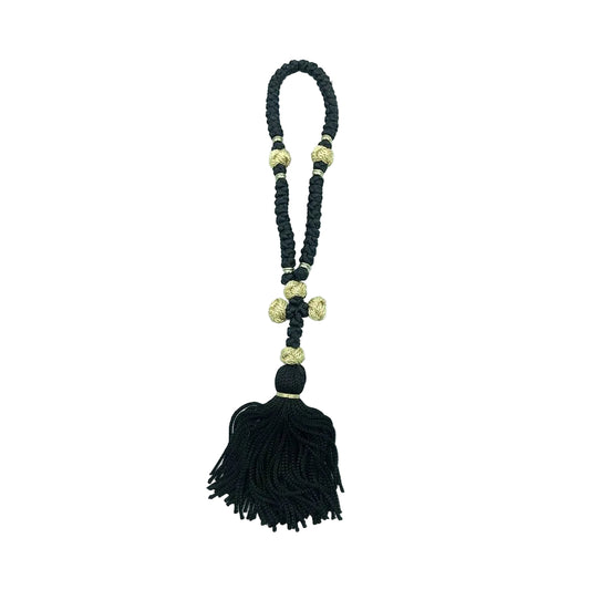 Prayer Rope 50 knot with Walnut Knot Greek Orthodox Komboskini
