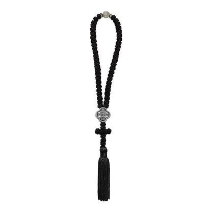50 knot prayer rope metal element detail
