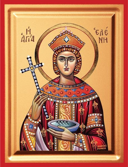 Saint Helen - detail (carved wood)