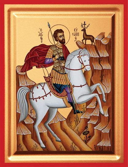 Saint Eustathios - detail (carved wood)