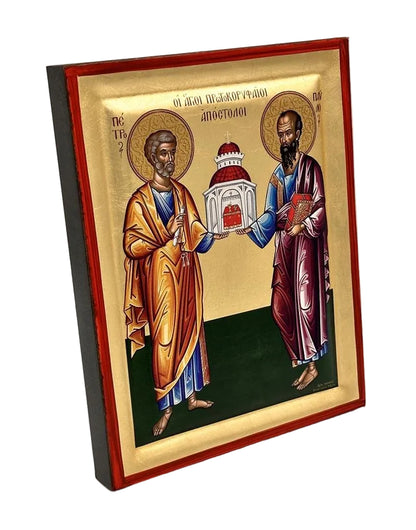Saints Peter and Paul the Chief Apostles - detail (engraved wood)