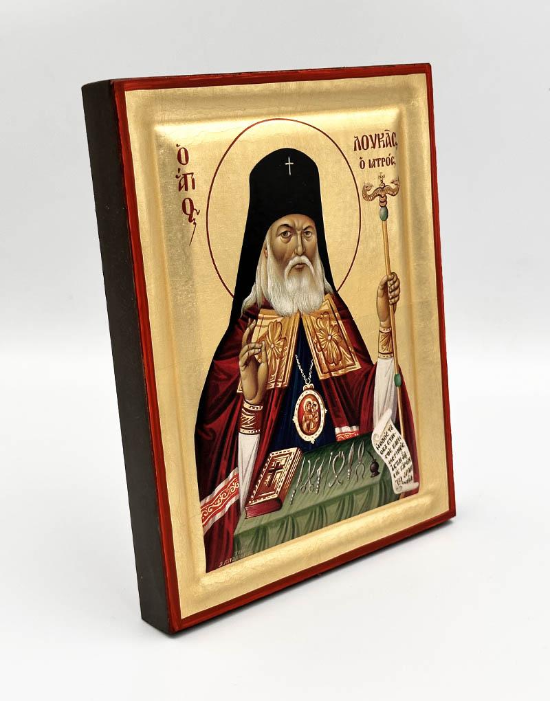 Saint Luke the Physician of Crimea - detail (engraved wood)