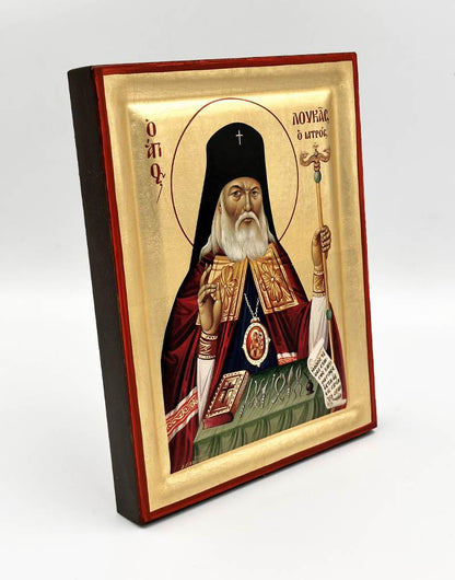Saint Luke the Physician of Crimea - detail (engraved wood)