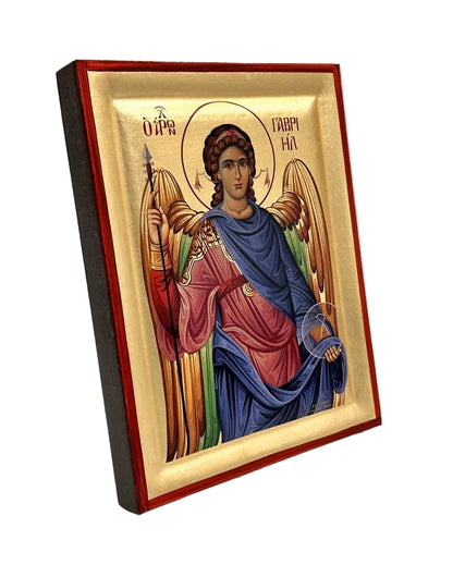 Archangel Gabriel - detail (engraved wood)