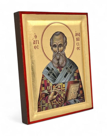 Saint Athanasius the Great - detail (engraved wood)