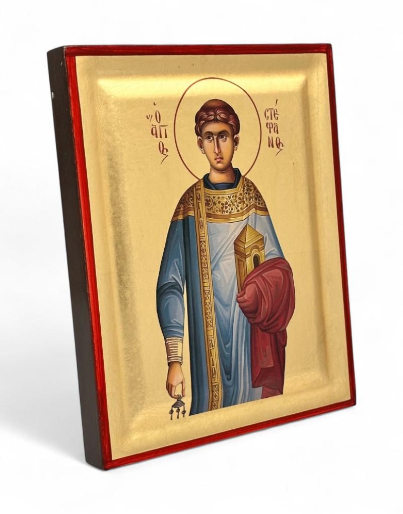 Saint Stephen the Protomartyr - detail (engraved wood)