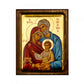 Ícono de San Andrés Apóstol, ícono ortodoxo griego hecho a mano de San Andrés, placa de madera para colgar en la pared con arte bizantino y pan de oro, regalo religioso