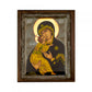 Panagia Glykophilousa Virgin Mary icon, Vintage Canvas Serigraphy Handmade Greek Orthodox icon Byzantine art wall hanging wood, religious plaque