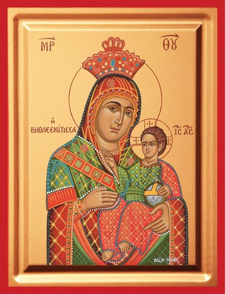 Virgin Mary of Bethlehem - detail (carved wood)