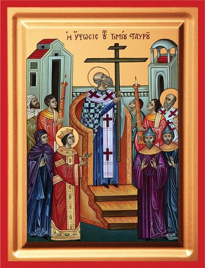 Elevation of the Holy Cross - detail (carved wood)