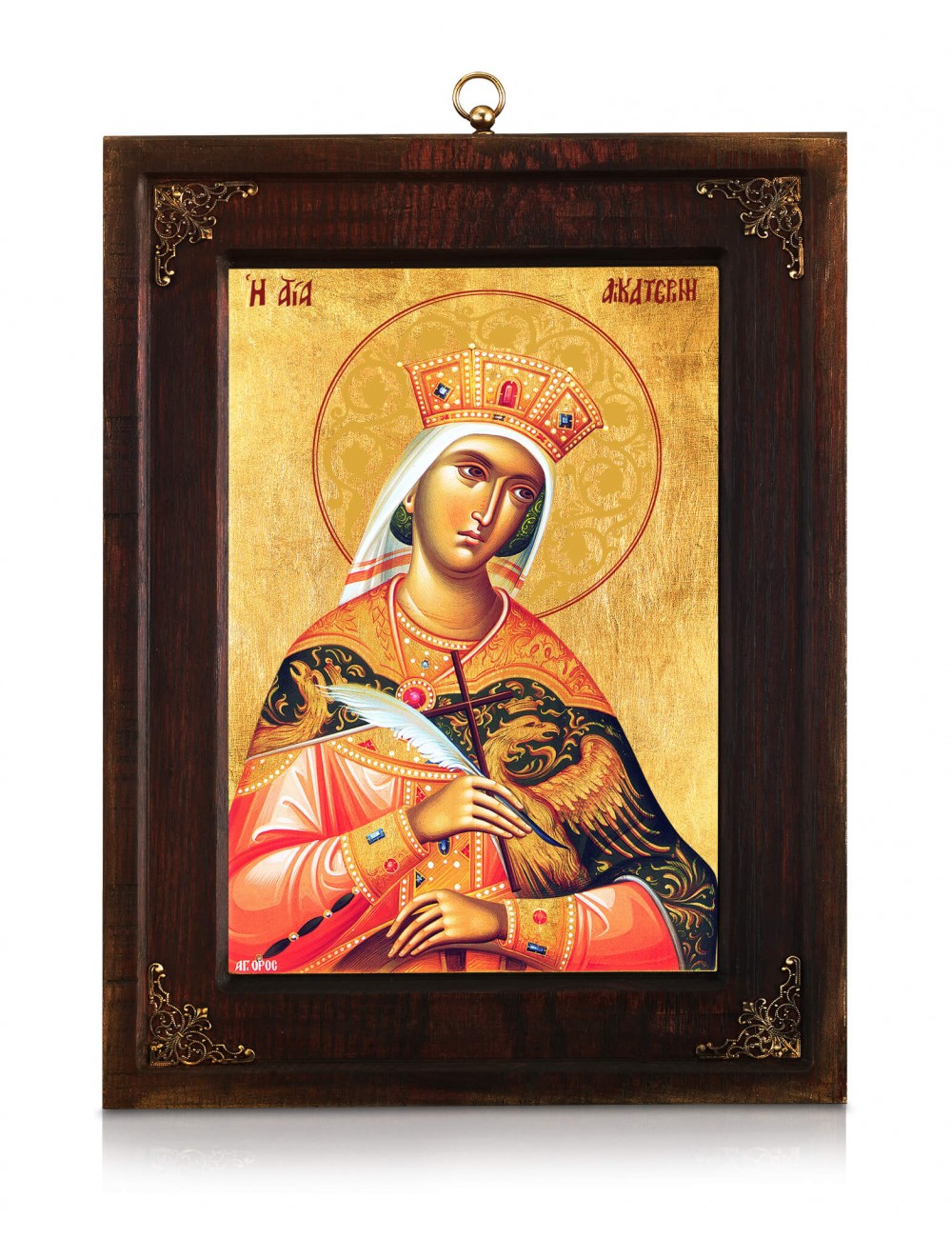 Saint Catherine Icon - TheHolyArt