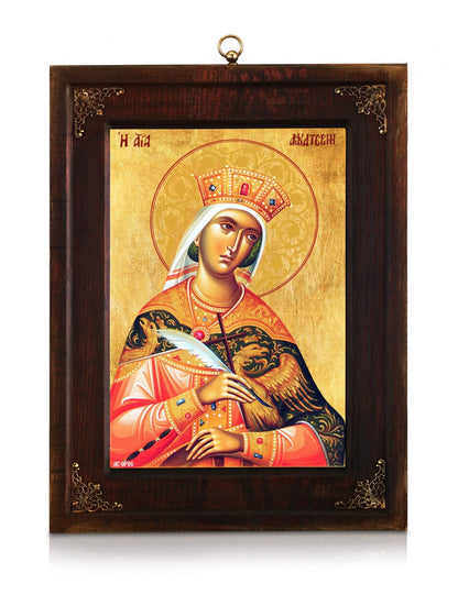 Saint Catherine Icon - TheHolyArt