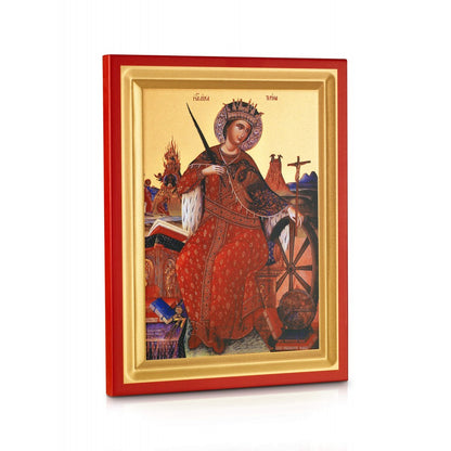 Saint Catherine of Sinai - Carved Wood - 2