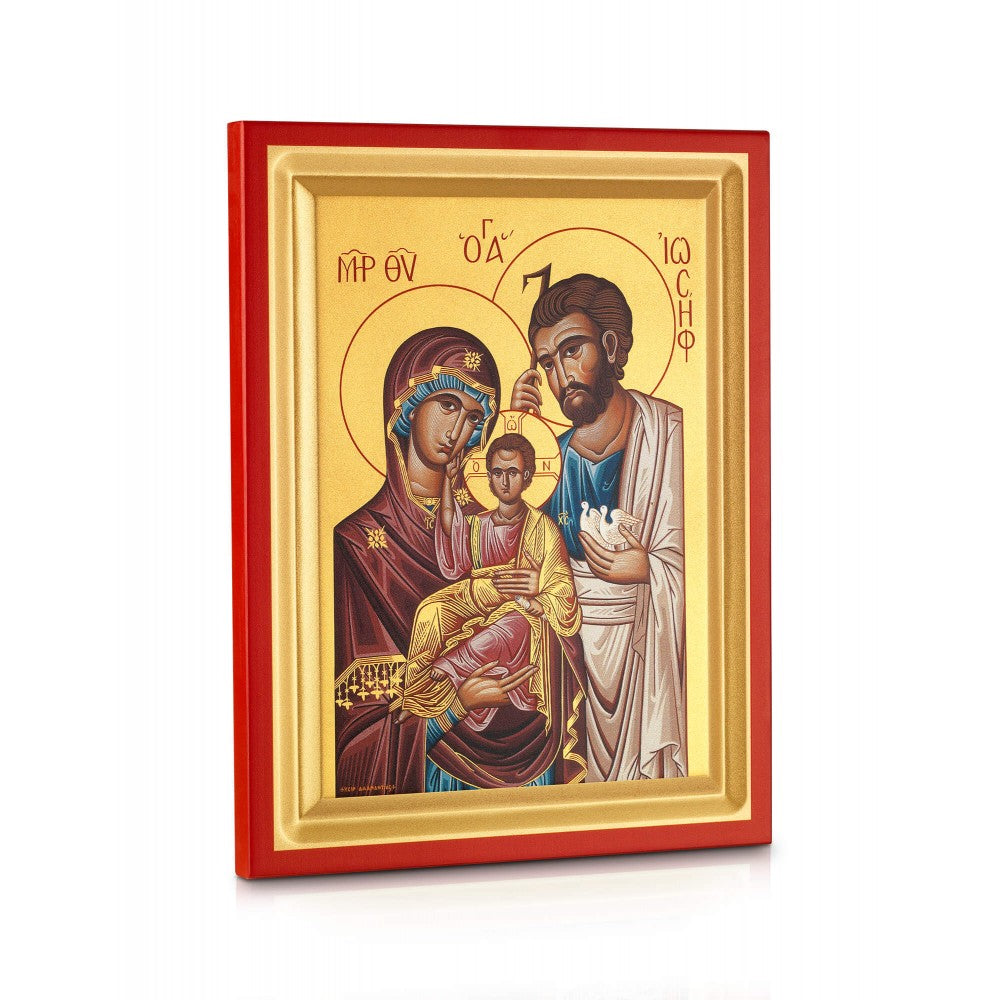 The Holy Family - Carved Wood - 4