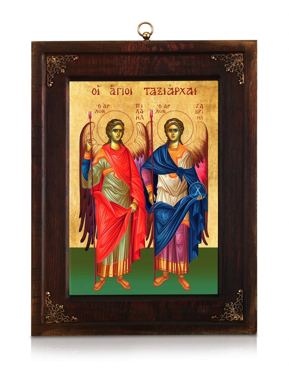 Archangels Michael and Gabriel Icon - TheHolyArt