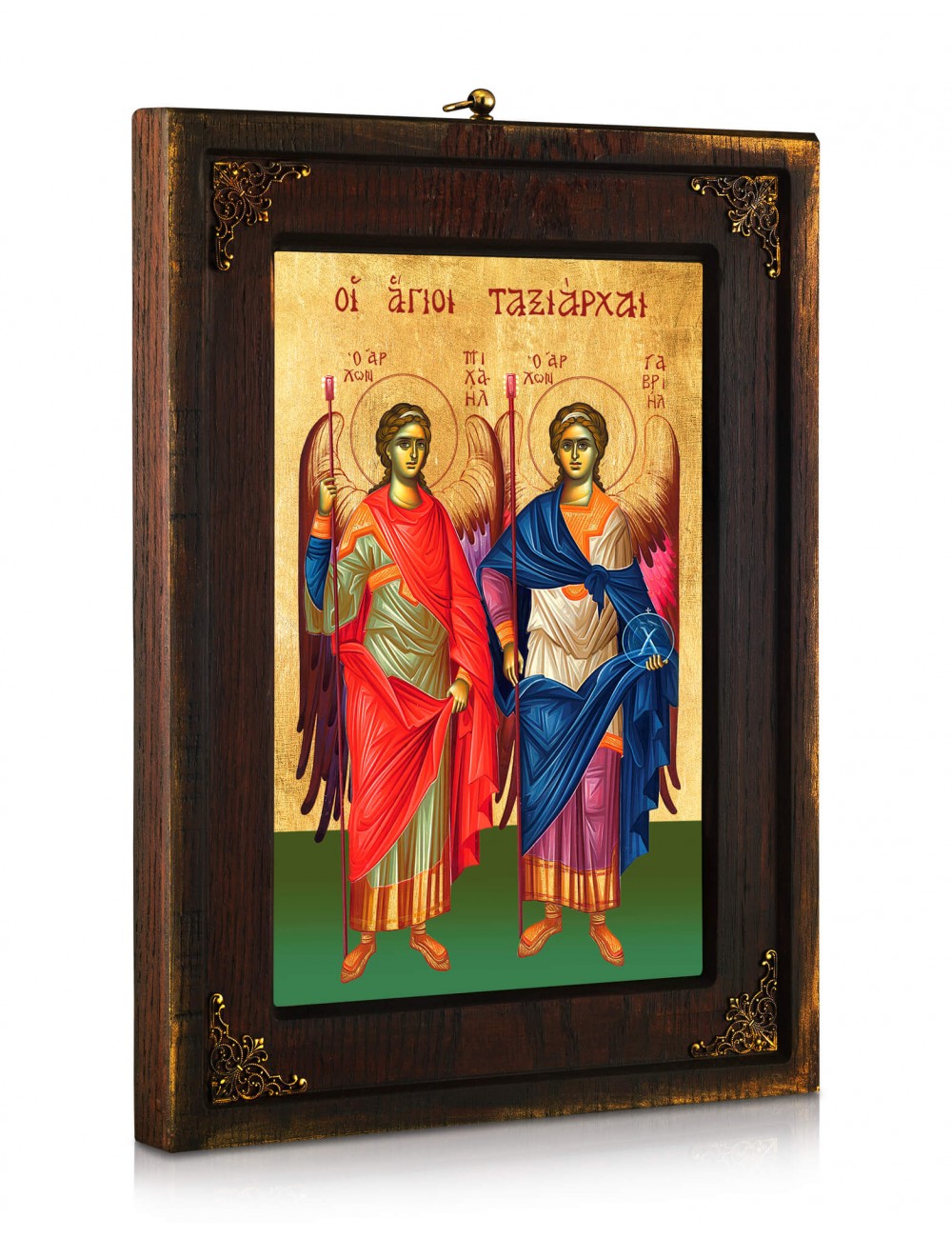 Archangels Michael and Gabriel Icon - TheHolyArt