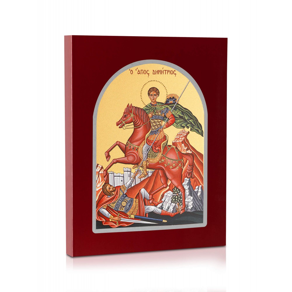 Saint Demetrius - Carved Wood - 4