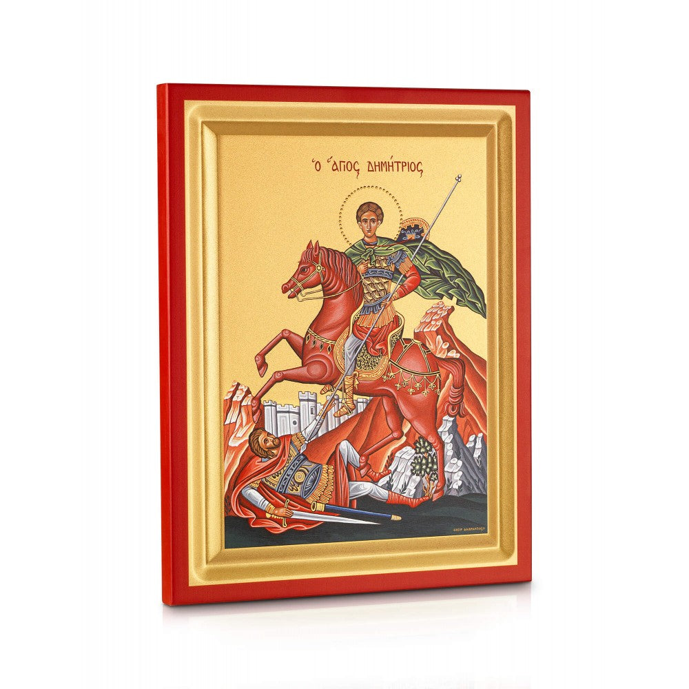 Saint Demetrius - Carved Wood - 2