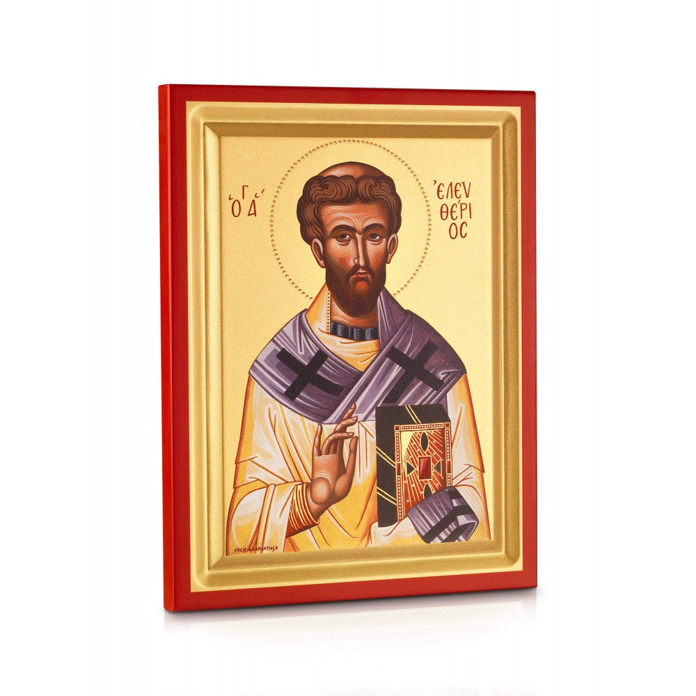 Saint Eleftherios the Hieromartyr - Carved Wood - 2