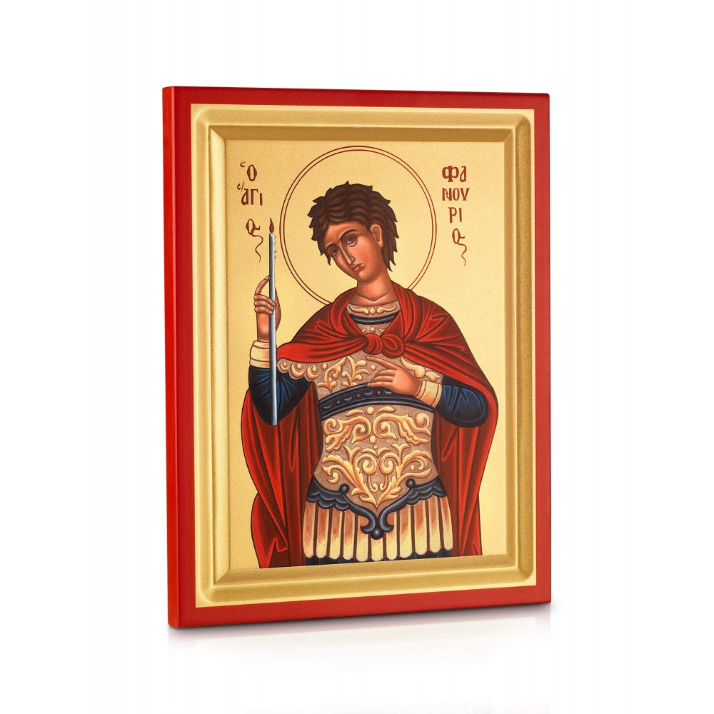 Saint Phanourios (Bust) - Carved Wood - 1