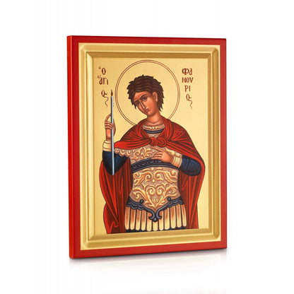 Saint Phanourios (Bust) - Carved Wood - 1