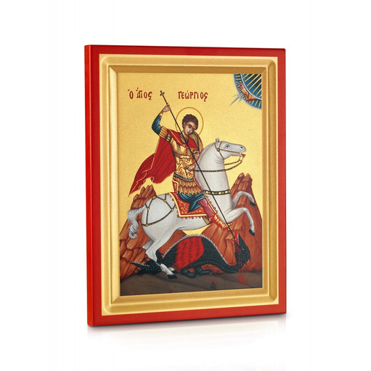 Saint George the Trophy-Bearer - Carved Wood - 1