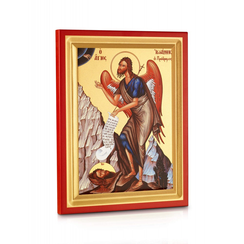 Saint John the Forerunner - Carved Wood - 2