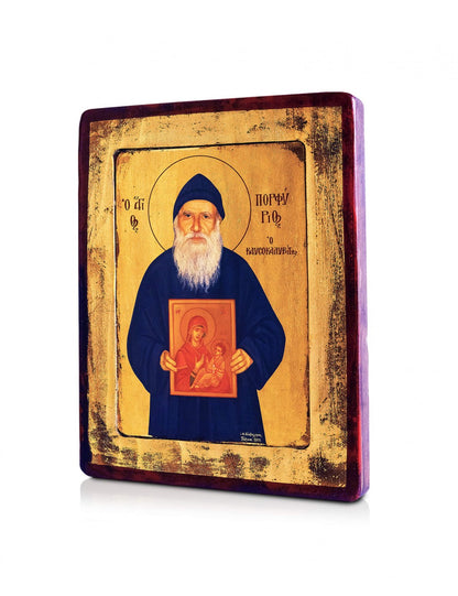 Saint Porphyrios Kafsokalyvitis Icon - TheHolyArt