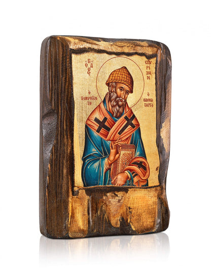 Saint Spyridon Icon - TheHolyArt
