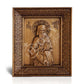 Saint Nectarios icon, Handmade Hand Carved Wooden Greek Orthodox icon of St Nektarios, Byzantine art wall hanging on wood plaque icon, religious decor TheHolyArt