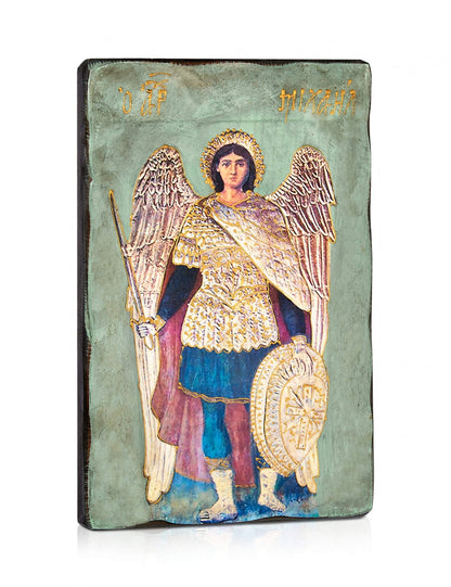 Archangel Michael of Mantamados Icon - TheHolyArt