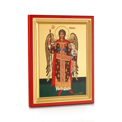 Archangel Michael (Full Figure) - Carved Wood - 2