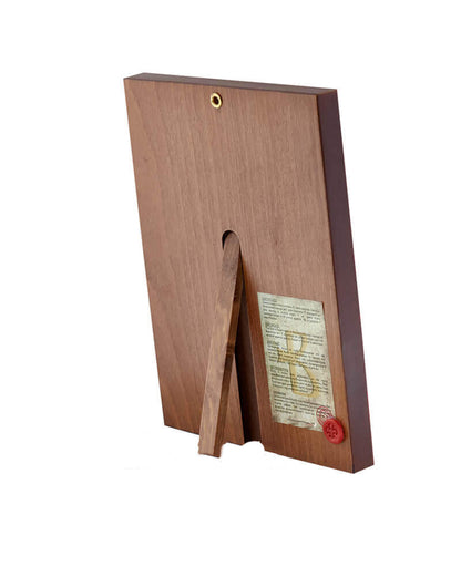 Handmade Orthodox icon on engraved wood with gold leaf - TheHolyArt