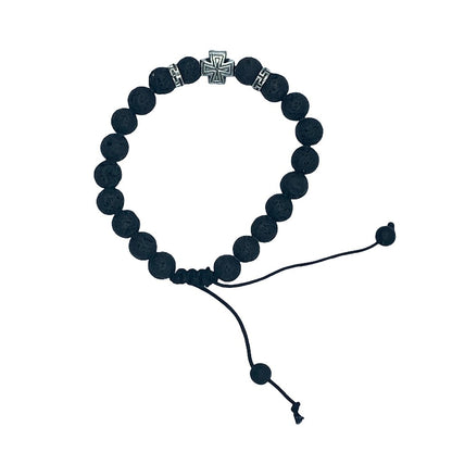 Handmade Greek Orthodox gemstone prayer bracelet - TheHolyArt