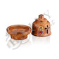 Christian Ceramic Handmade Altar Oil Vigil Lamp with Cross, Prayer Standing Table Oil Lamp Orthodox Oil Candle religious decor - TheHolyArt