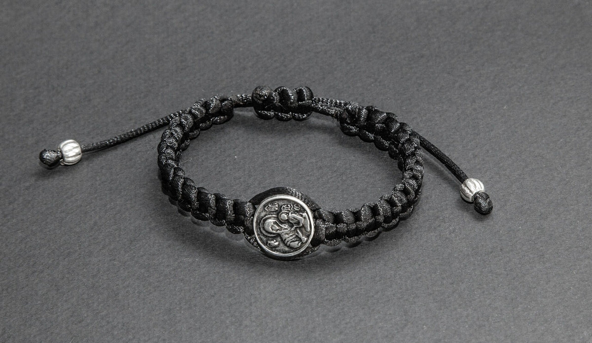 Saint Medal Macrame Bracelet - TheHolyArt