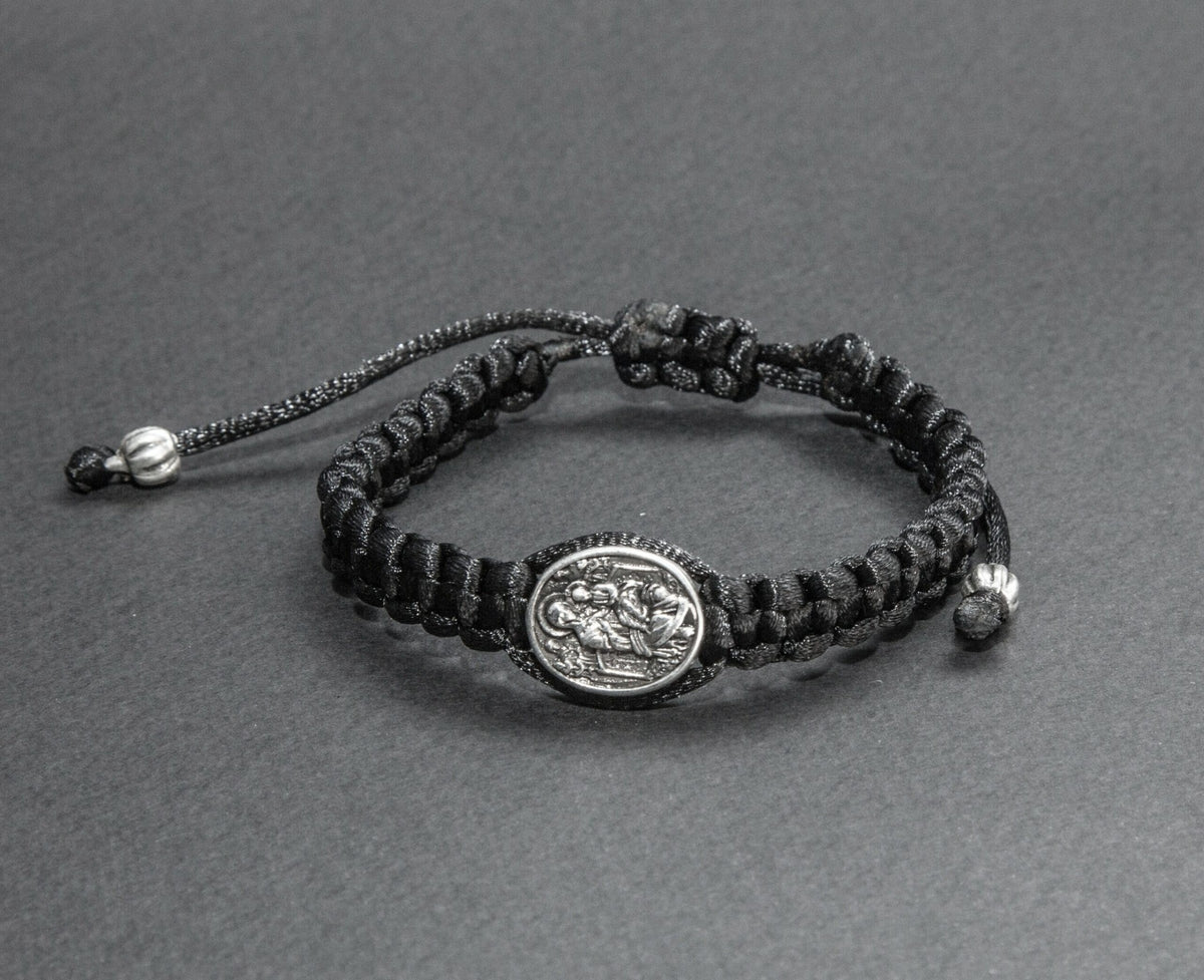 Saint Medal Macrame Bracelet - TheHolyArt