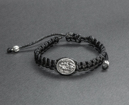 Saint Medal Macrame Bracelet - TheHolyArt
