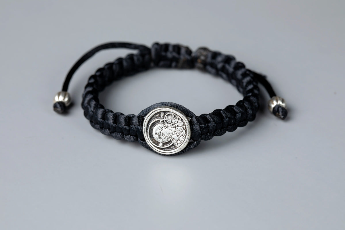 Saint Medal Macrame Bracelet - TheHolyArt
