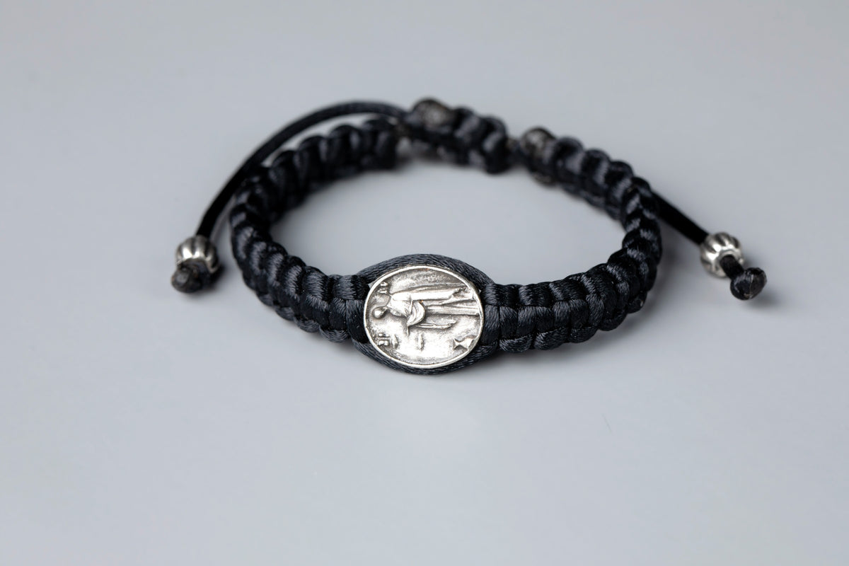 Saint Medal Macrame Bracelet - TheHolyArt