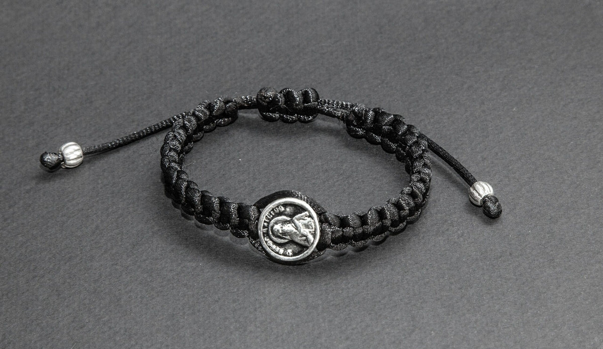 Saint Medal Macrame Bracelet - TheHolyArt