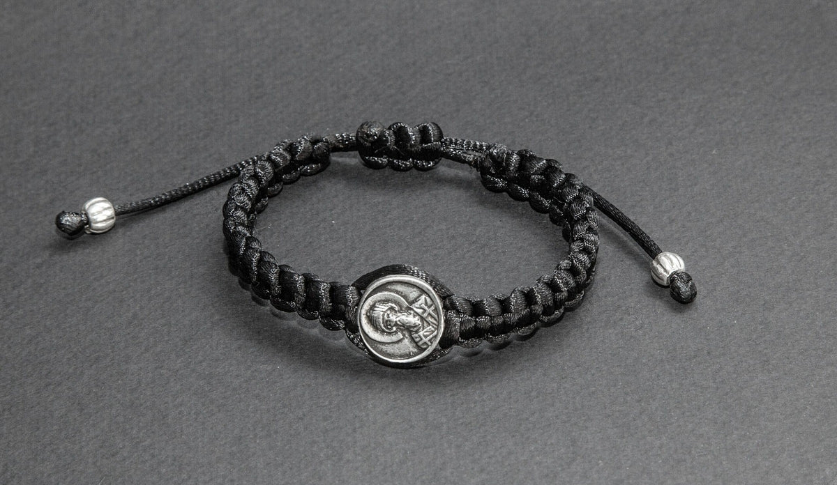 Saint Medal Macrame Bracelet - TheHolyArt