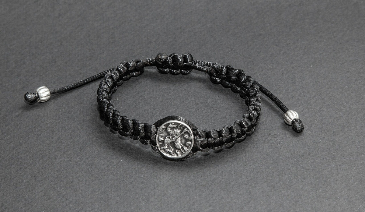 Saint Medal Macrame Bracelet - TheHolyArt