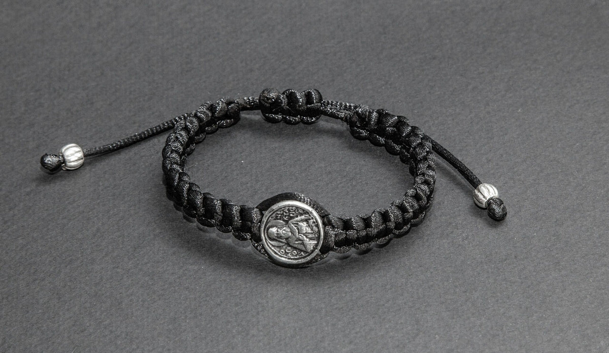 Saint Medal Macrame Bracelet - TheHolyArt