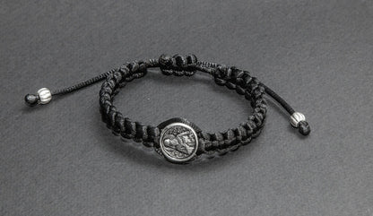 Saint Medal Macrame Bracelet - TheHolyArt