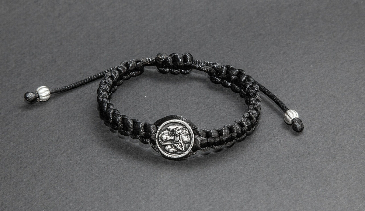 Saint Medal Macrame Bracelet - TheHolyArt