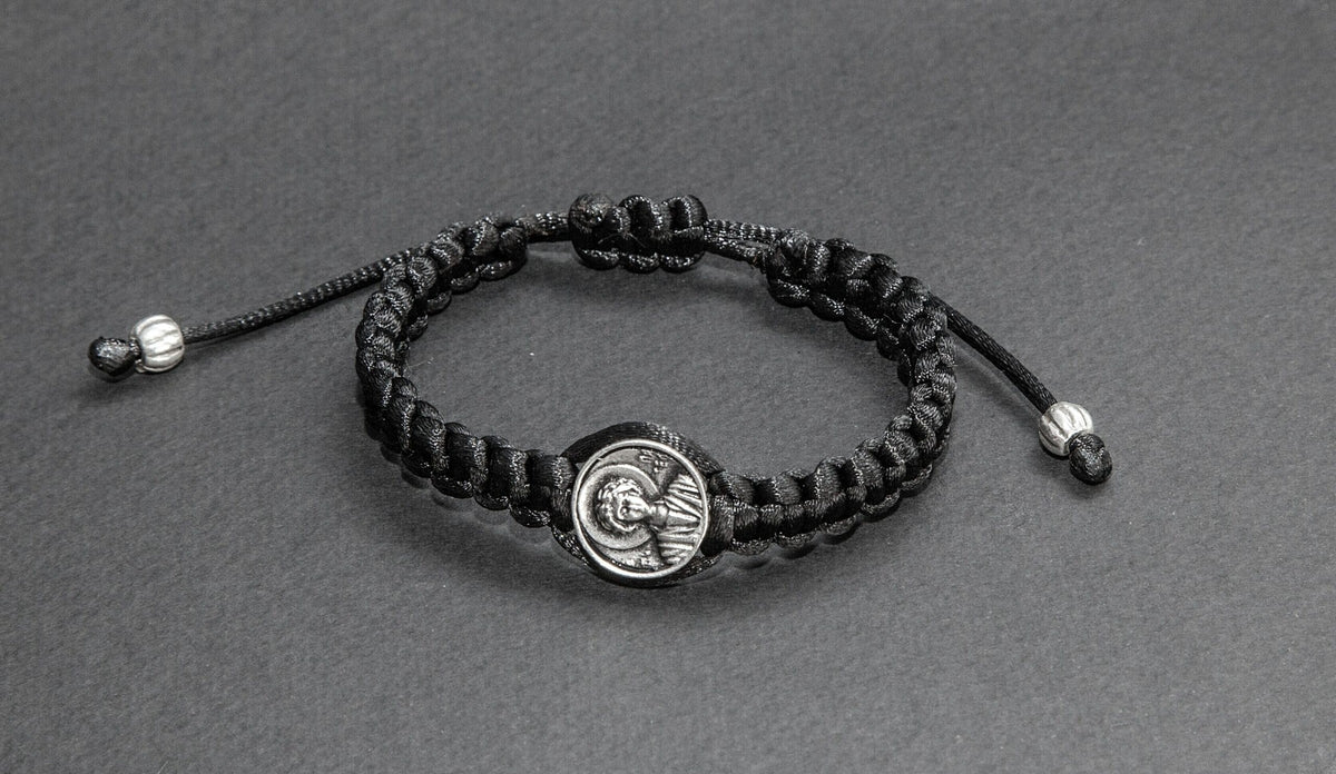 Saint Medal Macrame Bracelet - TheHolyArt