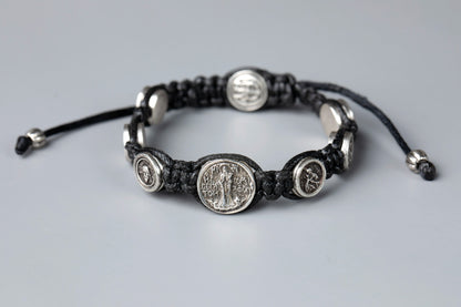Seven Medal Macrame Bracelet - TheHolyArt