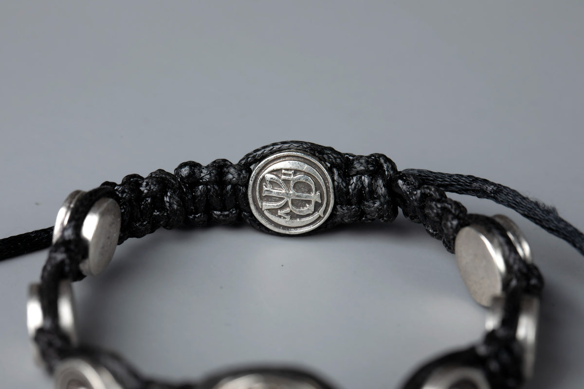 Seven Medal Macrame Bracelet - TheHolyArt