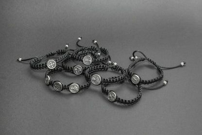 Seven Medal Macrame Bracelet - TheHolyArt